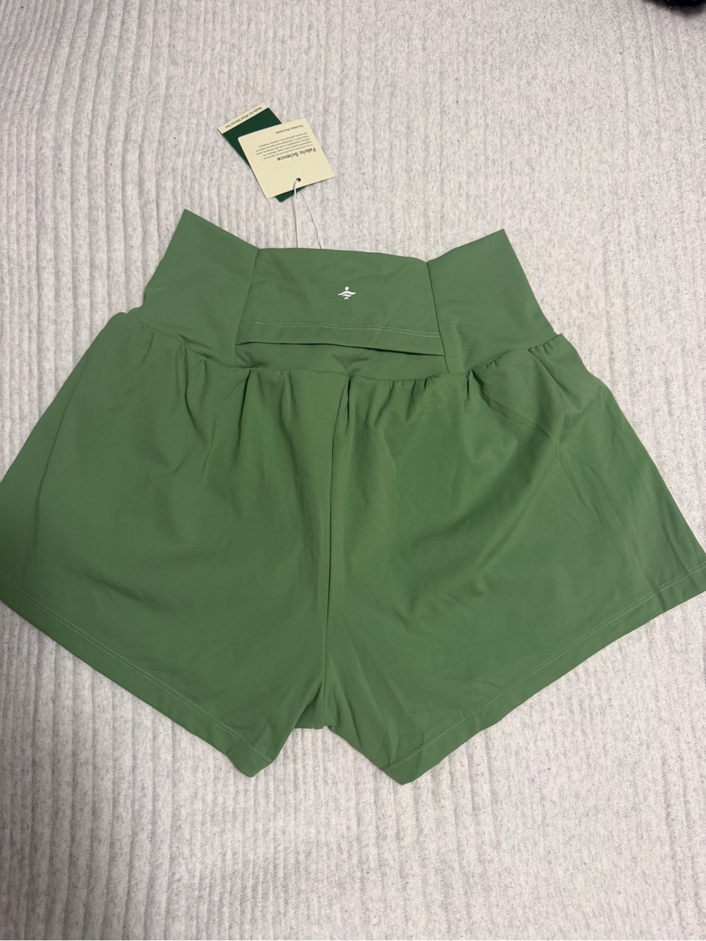 Halara High-Waist Olive Green Women’s Active Shorts - Picture 5 of 8